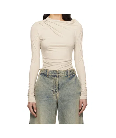 Entire Studios Draped Top In White