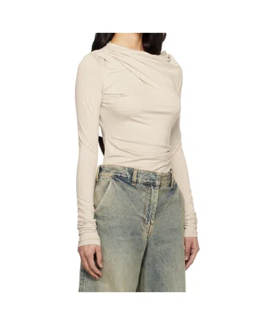 Entire Studios Draped Top In White