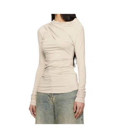 Entire Studios Draped Top In White
