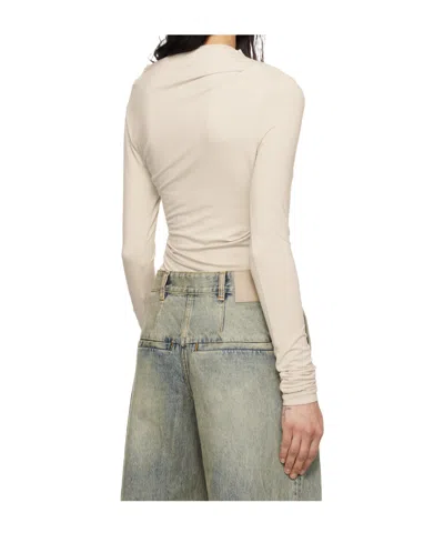 Entire Studios Draped Top In White