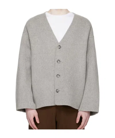 Entire Studios Jool Button Jacket In Gray