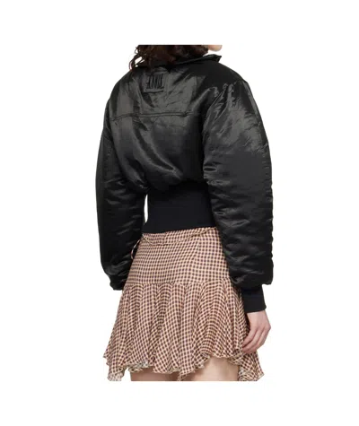 Knwls M Claw Padded Bomber Jacket In Black