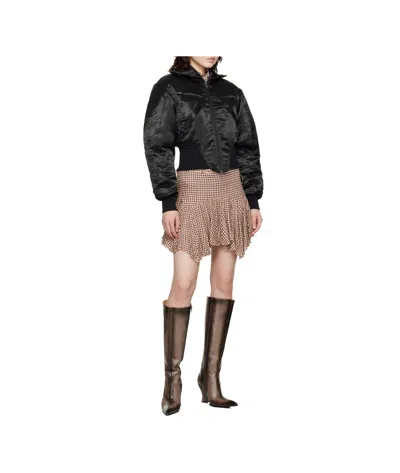 Knwls M Claw Padded Bomber Jacket In Black