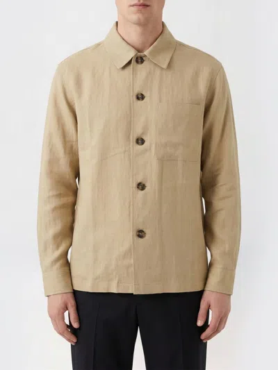 Le Kasha Jacket With Side Pockets In Brown