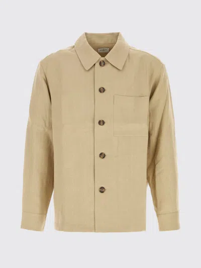 Le Kasha Jacket With Side Pockets In Brown