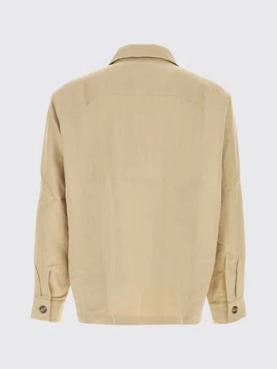 Le Kasha Jacket With Side Pockets In Brown