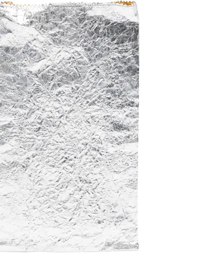 Zilla Crinkled Metallic Backpack In Blue