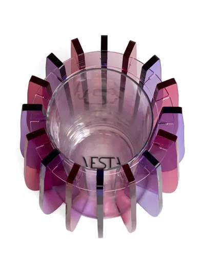 Vesta Small Iride Modular Vase In Multi