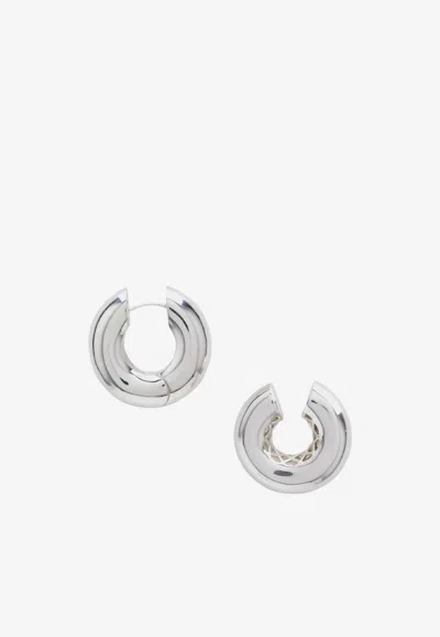 Eliou Devon Hoop Silver Earrings In Silver