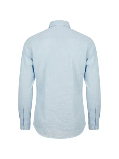 Xacus Active Textured Shirt In Blue