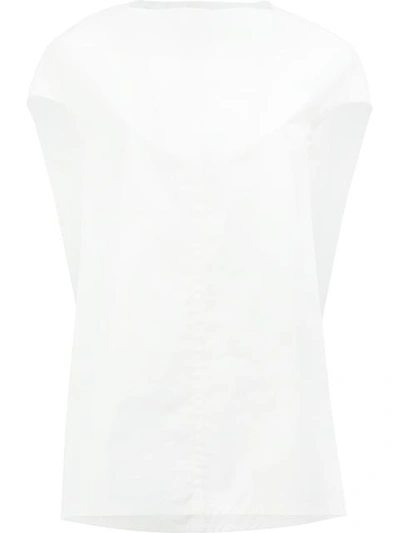 Rick Owens Cotton Poplin Blouse In White