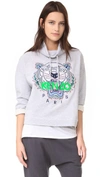 KENZO EMBROIDERED TIGER PULLOVER