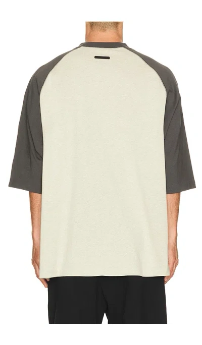 Essentials Signature Baseball Tee In Multi