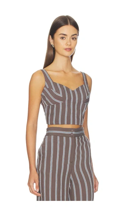 Veronica Beard Vonette Top In Multi