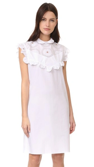 Nina Ricci Sleeveless Dress In White