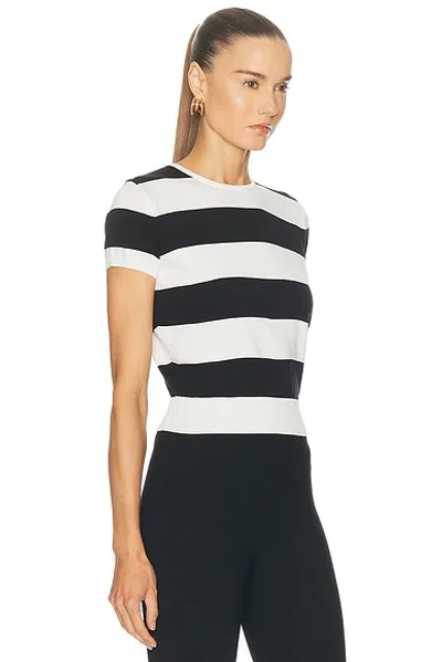 Ralph Lauren Short Sleeve Pullover Top In Black