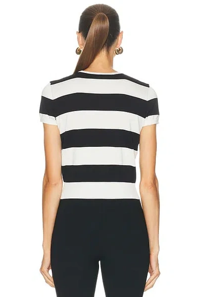 Ralph Lauren Short Sleeve Pullover Top In Black