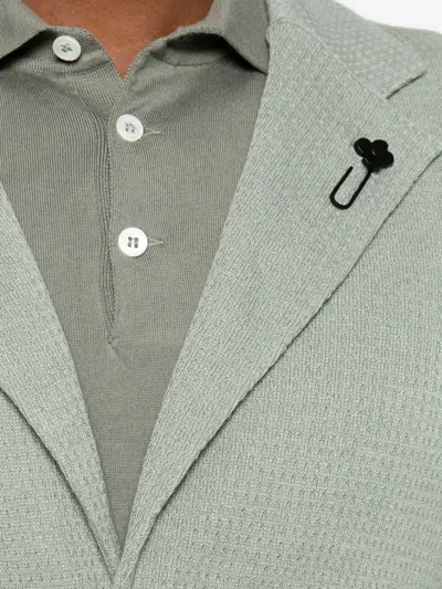 Lardini Patch Pocket Blazer In Blue