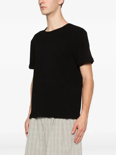 Gcds Logo T-shirt In Black