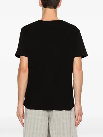 Gcds Logo T-shirt In Black