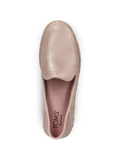 Toms Metallic Flat Espadrilles In Multi