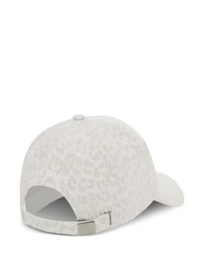Anine Bing Jeremy Leopard-pattern Baseball Cap In Neutral