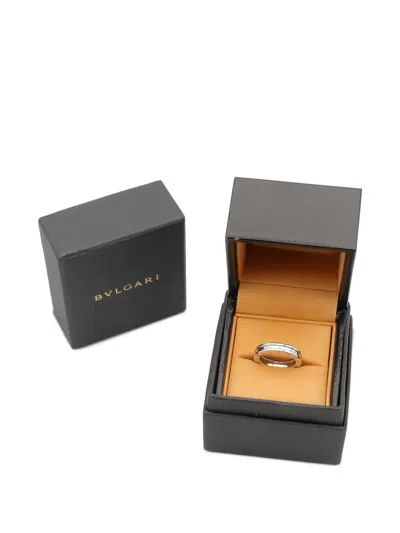 Pre-owned Bvlgari 2010s B-zero1 Ring In Silver