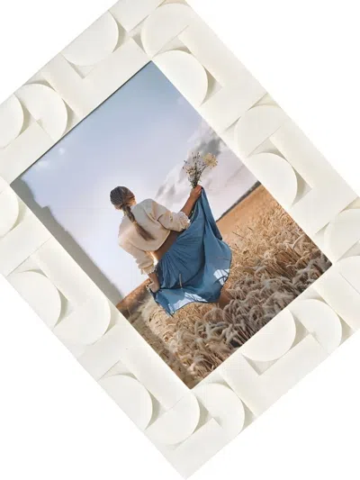 L'oca Nera Rectangular Photo Frame In White