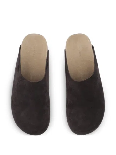 The Row Hudson Two Slip-ons In Brown