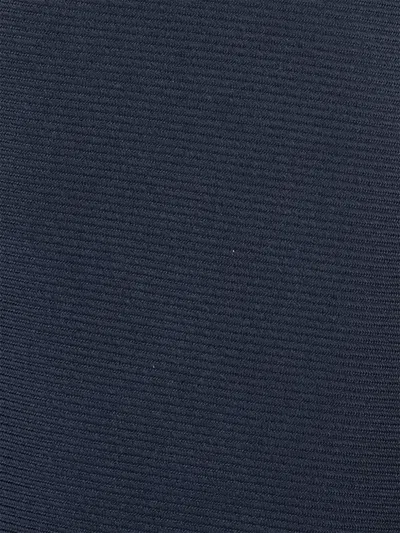 Kiton Textured Tie In Blue