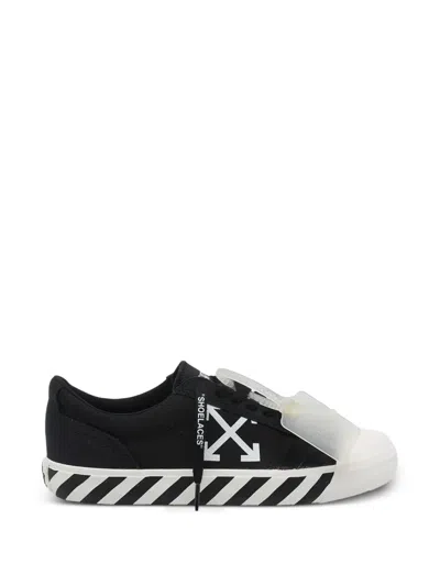 Off-white Stylish Sneaker With Unique Undercut Design In Black