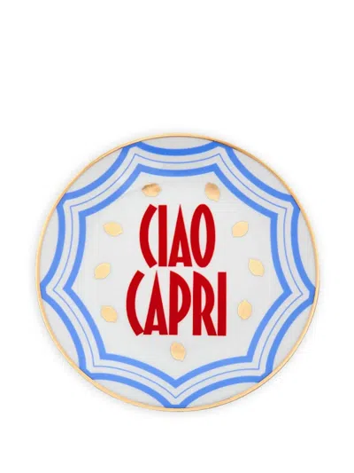 Bitossi Home Ciao Capri Round Plate In Multi