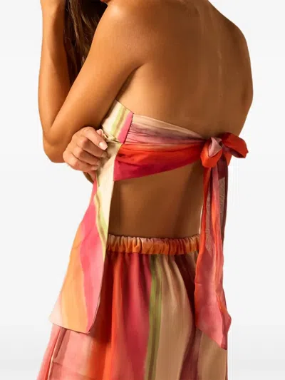 Jbq Strapless Blouse In Multi