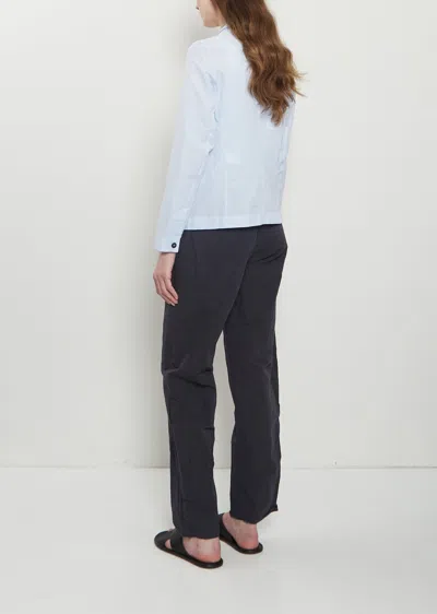 Bergfabel Caryl Cotton-linen Jacket In Blue