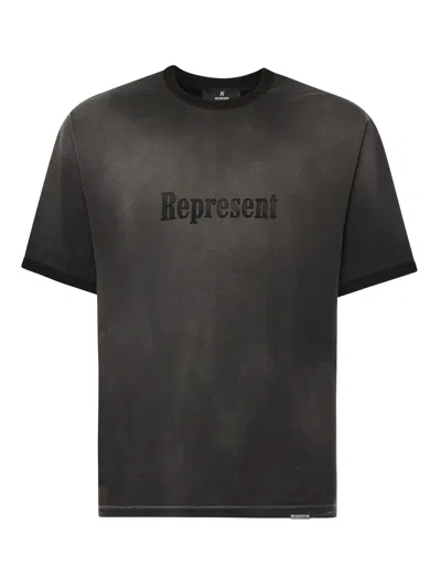 Represent Ringer T-shirt In Gray