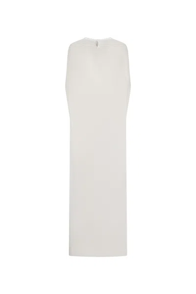 Darkpark Draped Collar Coat In Multi