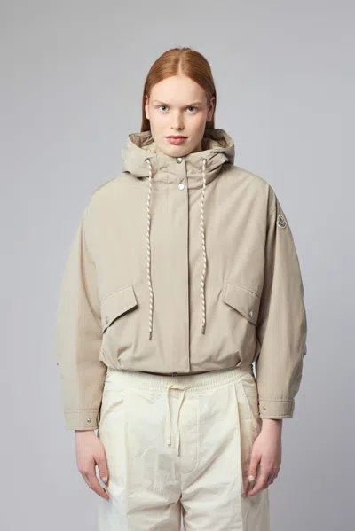 Moncler Eucalyptus Jacket In Neutral