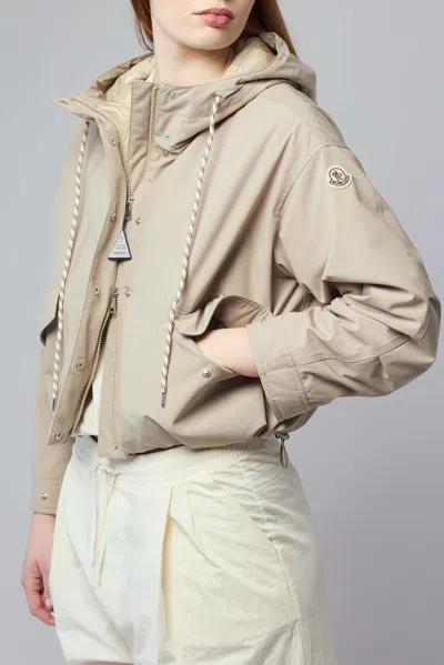 Moncler Eucalyptus Jacket In Neutral