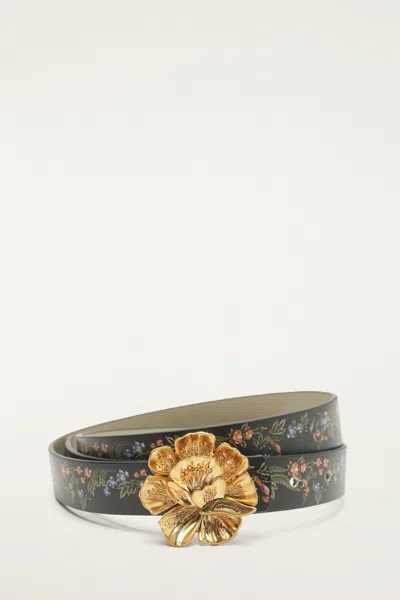Farm Rio Grey Double Sided Strap Belt In Purple | ModeSens