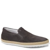 Tod's Suede Espadrille Slip-on Sneaker, Gray In Grey