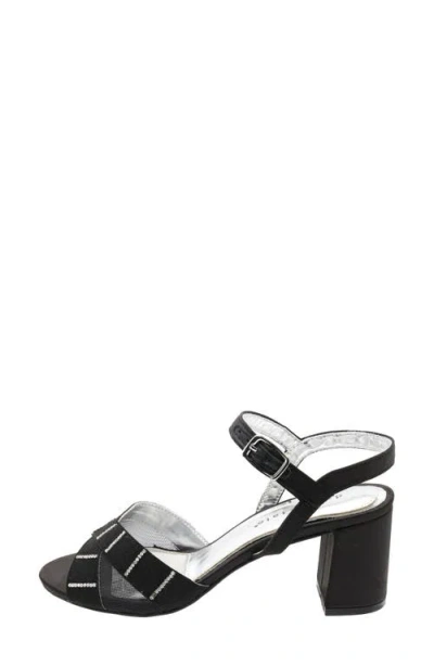 David Tate Cocktail Ankle Strap Sandal In Black