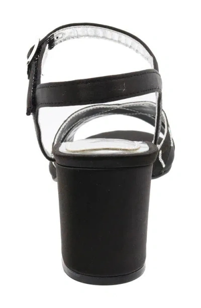 David Tate Cocktail Ankle Strap Sandal In Black