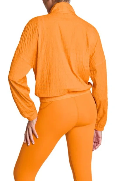 Spanx Get Moving Woven Jacket In Orange