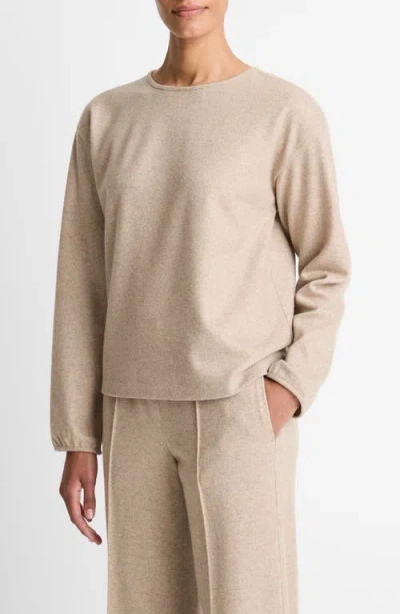Vince Elevated Wool Blend Sweater In Neutral