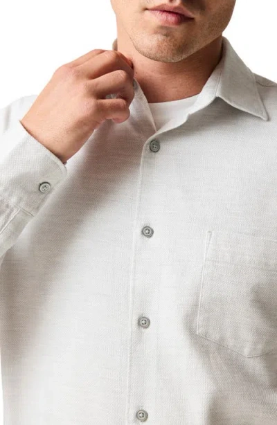 Rodd & Gunn Airtex Slim Fit Cotton Button-up Shirt In Purple