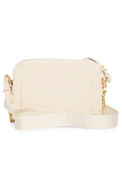 Off-white Medium Leather Camera Bag In White