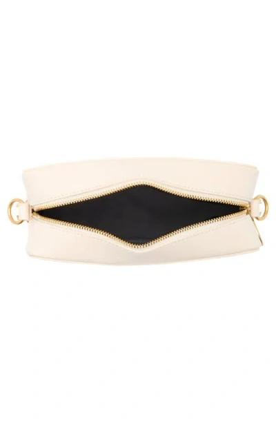 Off-white Medium Leather Camera Bag In White