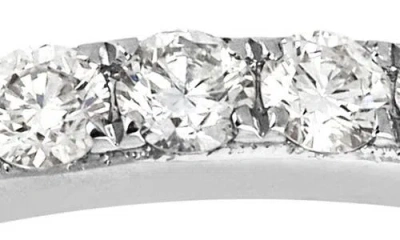 Bony Levy Diamond Stacking Ring In Silver