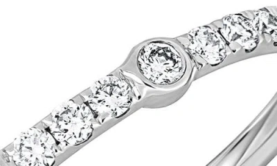 Bony Levy Monaco Diamond Stacking Ring In Pink
