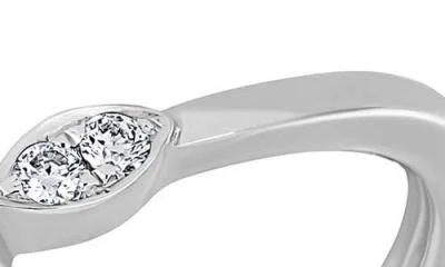 Bony Levy Monaco Diamond Stacking Ring In Metallic